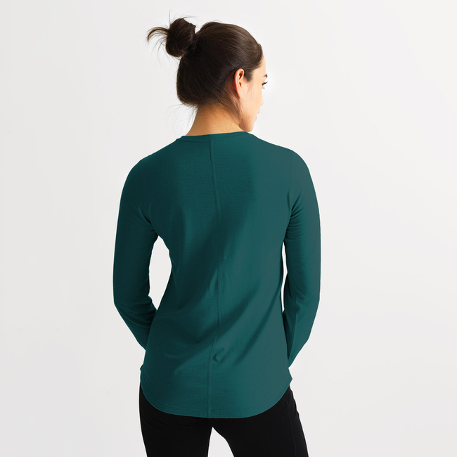 Women's Travel Henley Long Sleeve-gallery-33318937362603