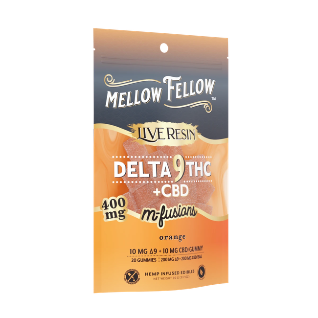 Delta 9 Live Resin Edibles 400mg - Orange-gallery-38665648701646