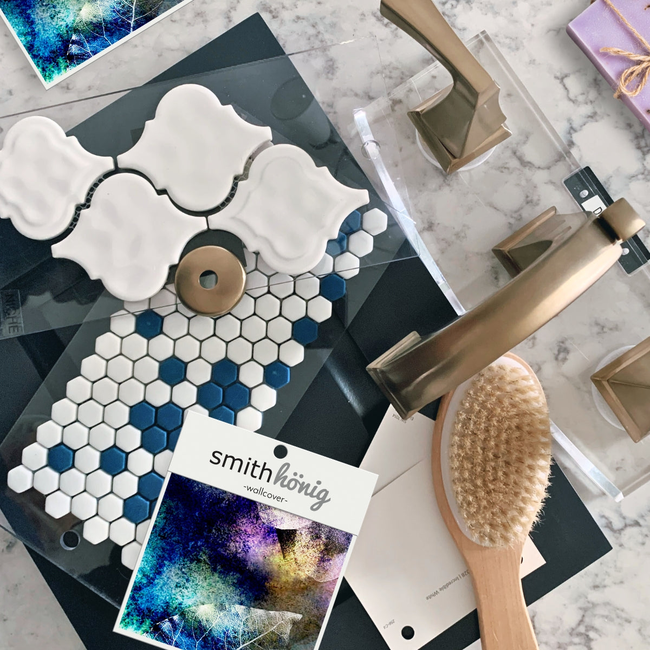 Peel and Stick Wallpaper - Bryony Storm / Noir-gallery-32960009994353