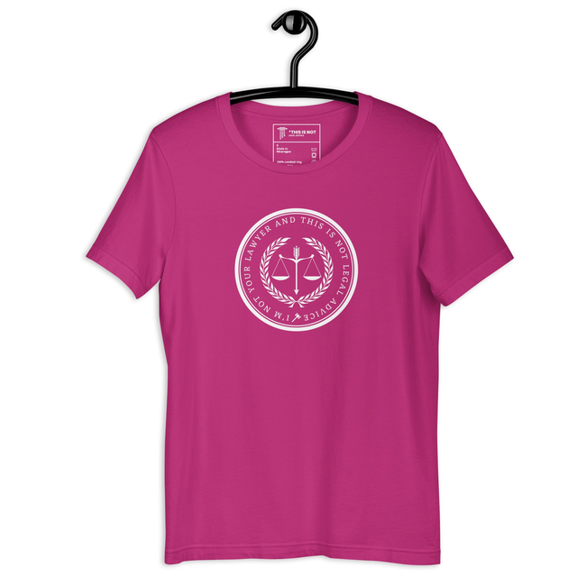 Not Your Lawyer Unisex t-shirt-gallery-33166841413698