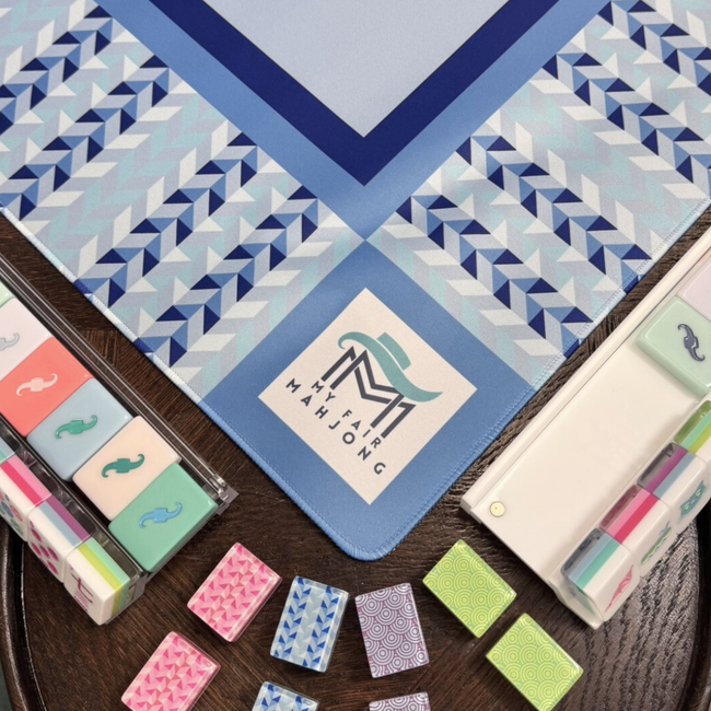 MAHJONG MAT | Prism | 33" x 33"-gallery-50597003329847