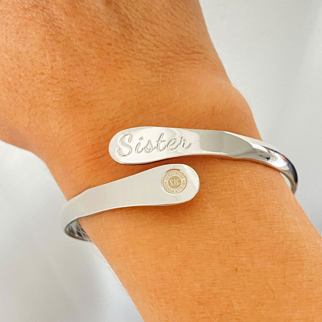 Sister Bracelets,  Engraved Bracelets My best friend from the start-gallery-30351786541114
