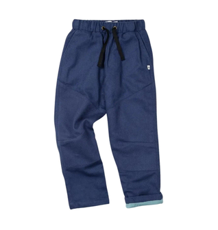 Lined Ash Pants - Navy