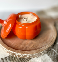 Golden Autumn Candle