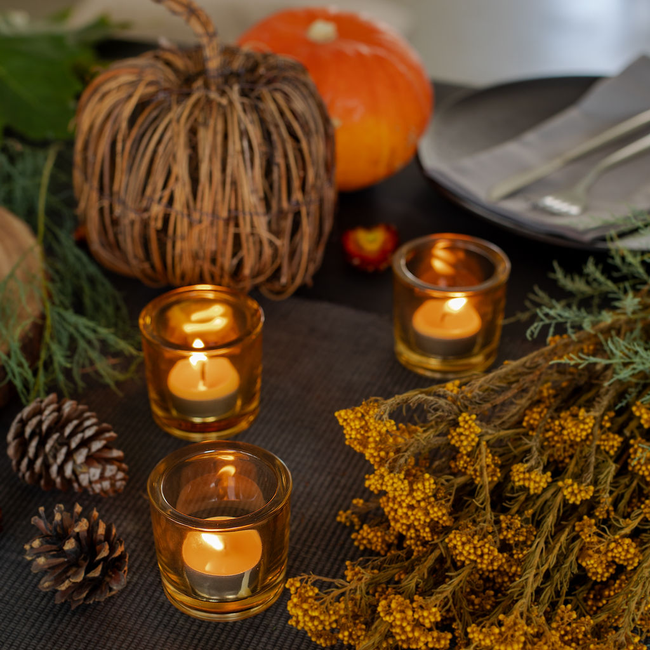 bluecorn candles raw beeswax tea lights on a fall table_web.jpg