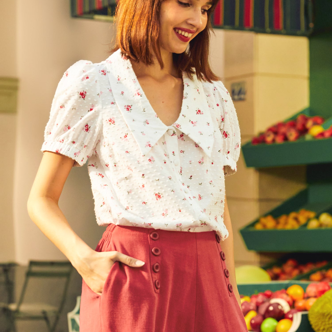 Petal Picnic Blouse-gallery-39317376794795