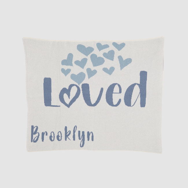 Baby Loved Personalized Blanket-gallery-46682891976995