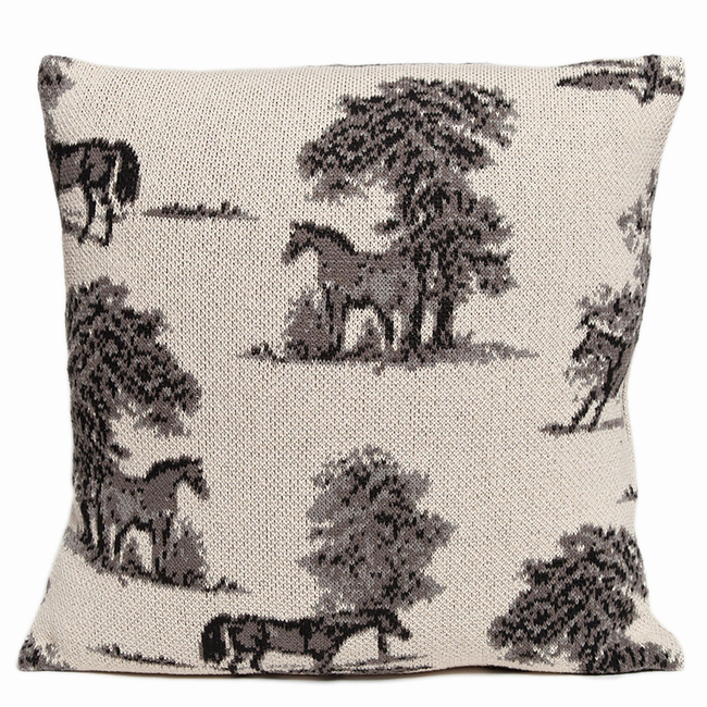 Equestrian Toile Pillow-gallery-46682905903395