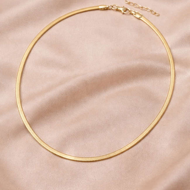 Golden Nectar Signature Refined Necklace-gallery-45777005904128