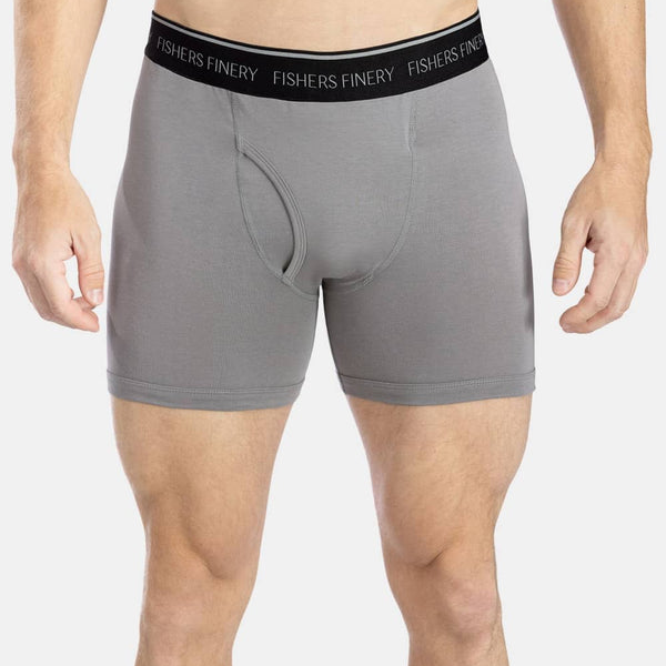 Men's Classic Fit Soft Stretch Boxer Brief-gallery-0