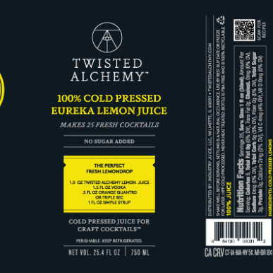 25.4oz 100% EUREKA LEMON JUICE COLD PRESSED-gallery-52898735522159