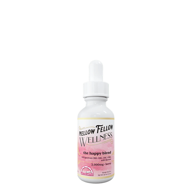 The Happy Blend CBD Tincture - 2000mg - Berry-gallery-37327691153614