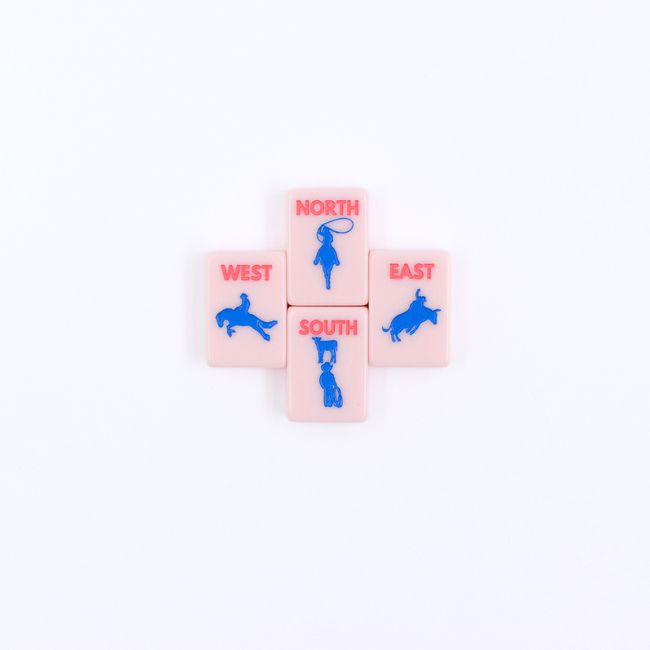 THE TEXAS SERIES | Mahjong with Lone Star Flair | Rodeo Pink Tile-gallery-50981927321911