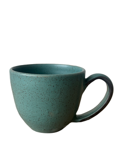 Luna Cappuccino Mug in Echeveria Teal