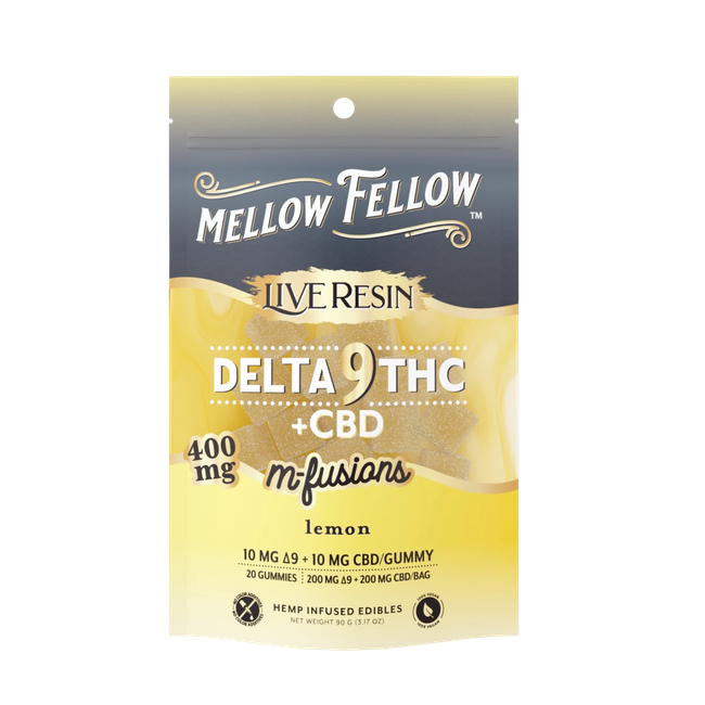 Delta 9 Live Resin Edibles 400mg - Lemon-gallery-38665649193166