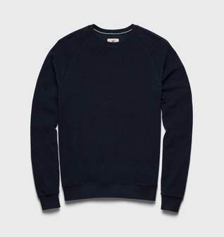 Butch Fuzzy Fleece Crewneck - Navy Blazer
