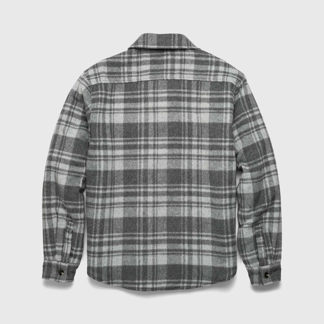 Skip Sherpa Shirt Jacket - Grey Combo-gallery-44084823916802