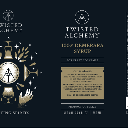 25.4oz RICH DEMERARA SYRUP - makes about 100 Old Fashioneds-gallery-52898742174063