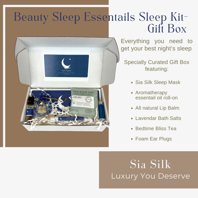 Sia Silk® Beauty Sleep Essentials Sleep Kit - Gift Box-gallery-43259917664513