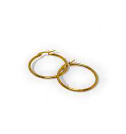 Reaction Hoop Earrings