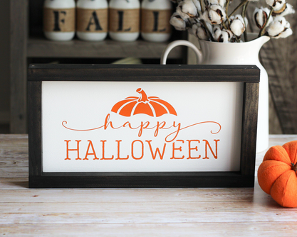 Happy Halloween Wall Sign | Farmhouse Home Decor
