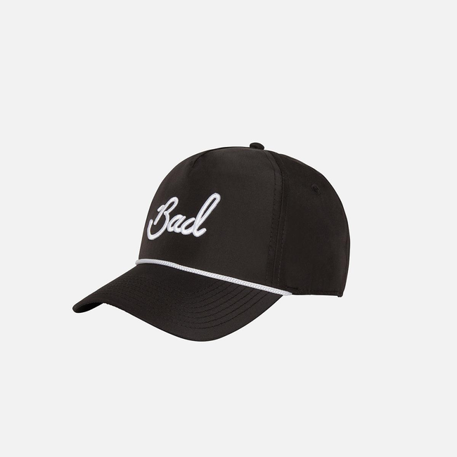 "Bad" Rope Golf Hat - Black-gallery-45672933785793