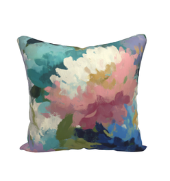 Garden Study Velvet Printed Pillow