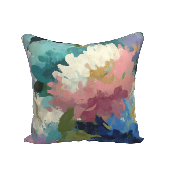Garden Study Velvet Printed Pillow-gallery-34938431045745