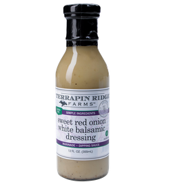 Sweet Red Onion White Balsamic Dressing