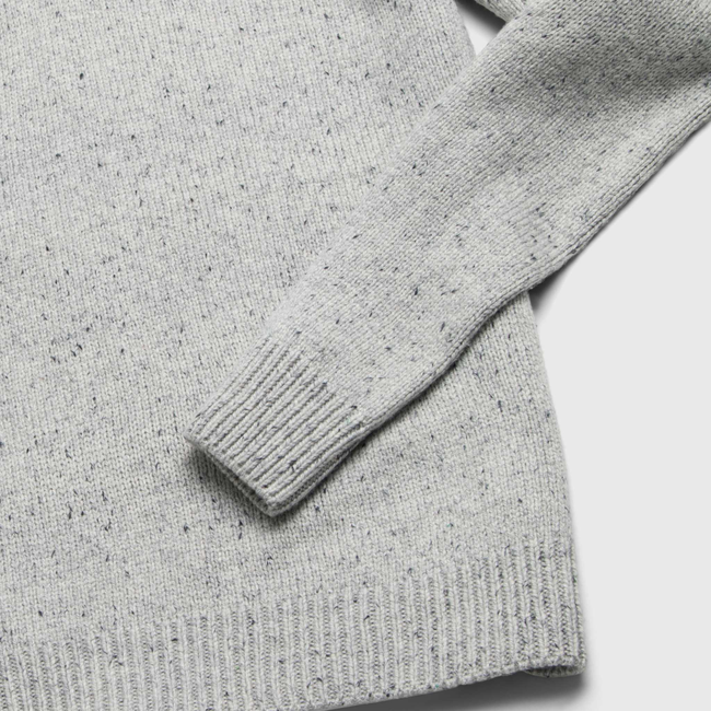 Robbie Mock Sweater - Heather Grey-gallery-44084569506050