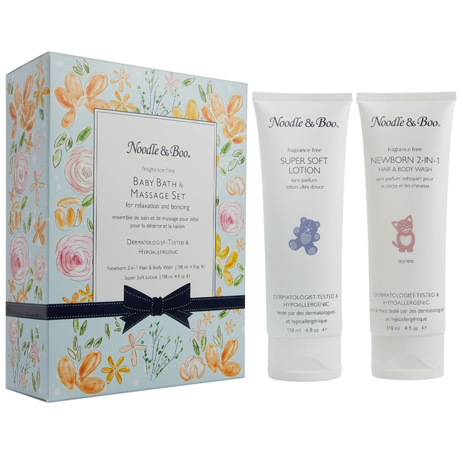 Baby Bath & Massage Fragrance Free Gift Set-gallery-39288405786860