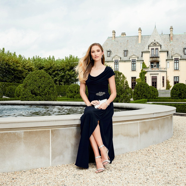 Celeste A-Line Matte Jersey Dress-gallery-39991868686592