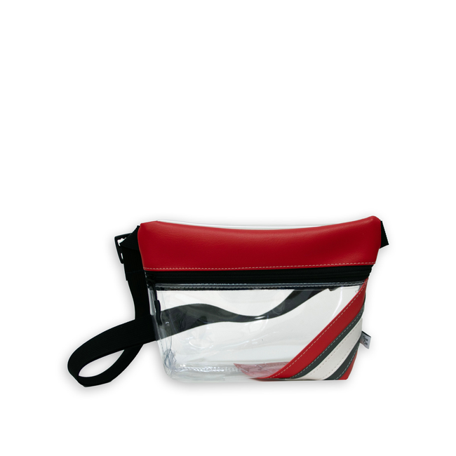 Collegiate Football Stadium Clear Stripe Game Day Fanny Pack-gallery-33405052715078
