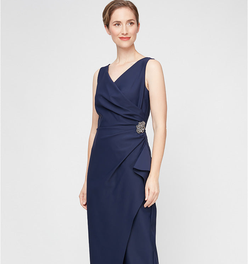 Ava Sleeveless Contour Dress