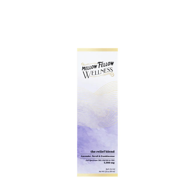 Wellness Roll On Gel - The Relief Blend - Lavender, Neroli + Frankincense - 5000mg-gallery-37327676735694