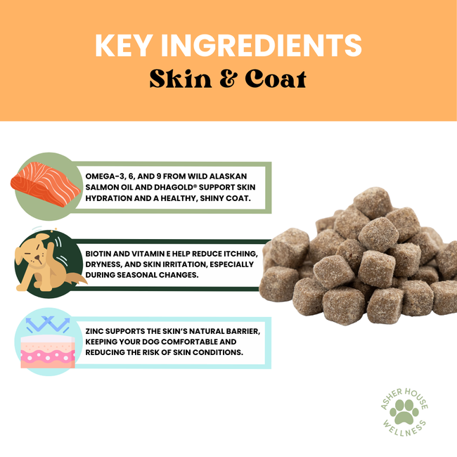 Skin & Coat Chews | Luster + Nourish-gallery-35118017085649