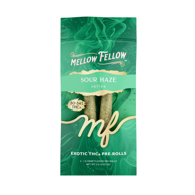 THCa Prerolls - 2 pc 2g Private Reserve Exotic - Sour Haze (Sativa)-gallery-38508445008078