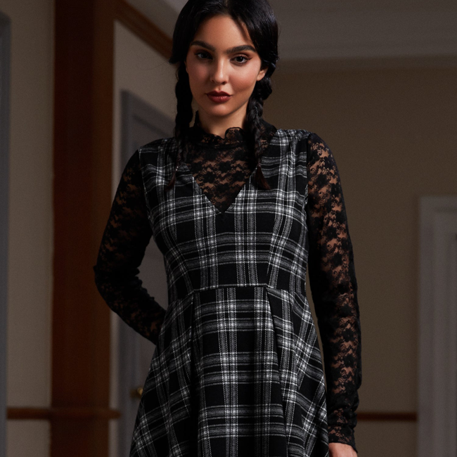 Cute as a Nutmeg Fit & Flare Dress-gallery-37155266920619