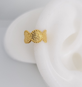 Vintage Textured Ear Cuff