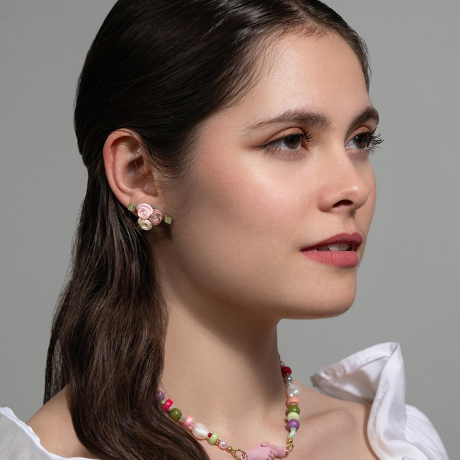 Beaded Gentlewoman's Agreement® Necklace in Petal-gallery-41291268653294