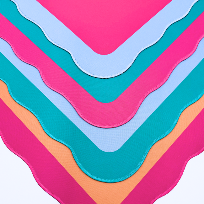 MINI MAHJONG MAT | Color Wave | 21" x 21"-gallery-46135433068855