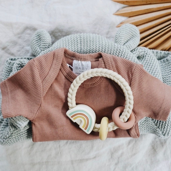 Ritzy Rattle® with Teething Rings-gallery-22968133419179