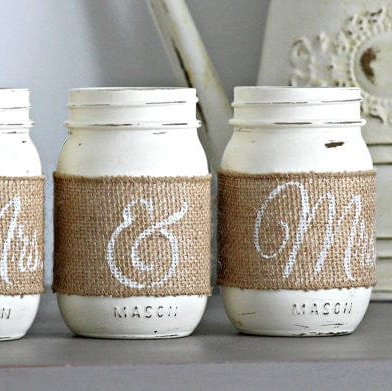 Rustic Wedding Table Decor,Rustic Bridal & Engagement Gift-gallery-10570727111