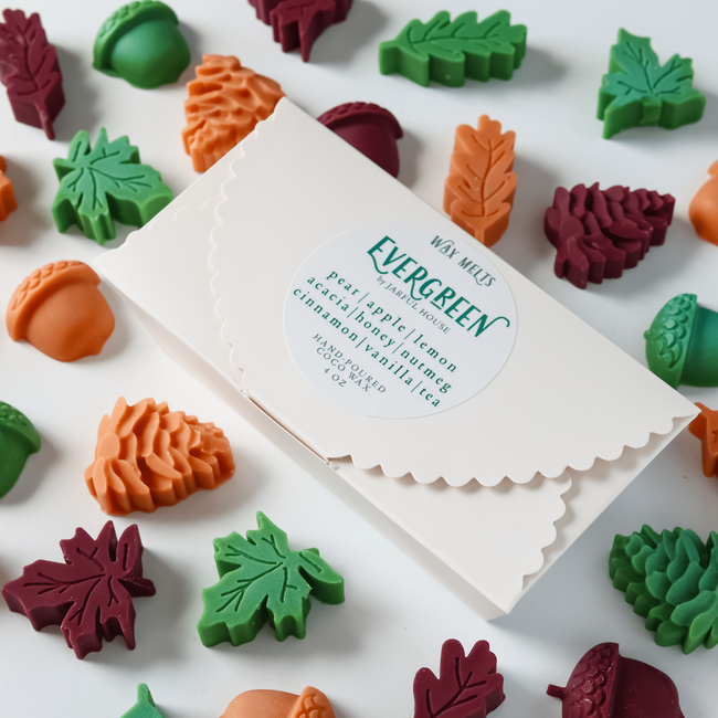 Evergreen Coconut Wax Melts – Acorns & Leaves – 4 oz. Fall Wax Melts-gallery-32431956459590