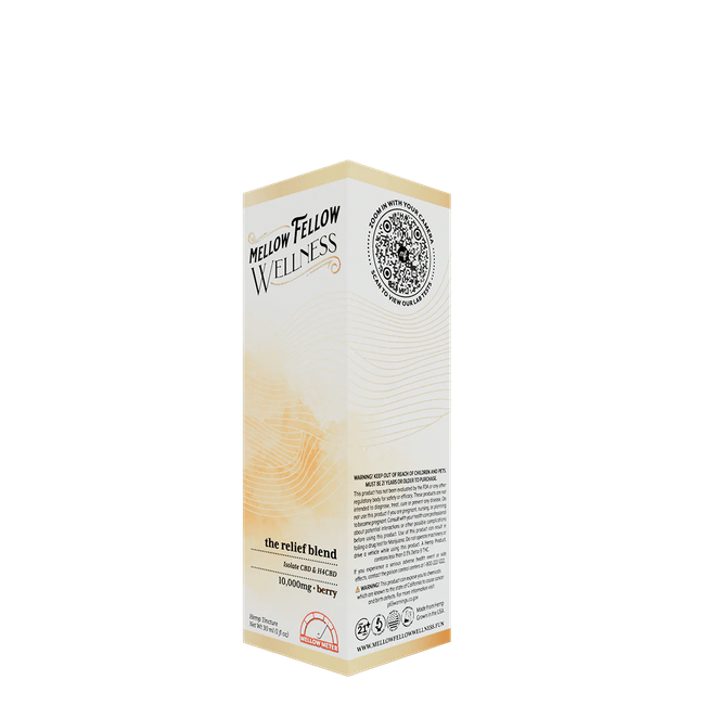 The Relief Blend CBD Tincture - 10,000mg - Berry-gallery-37327690203342