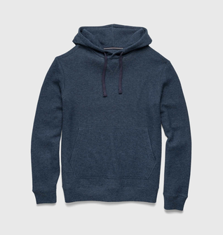 Justin Cashmist Fleece Hoodie - Navy Heather