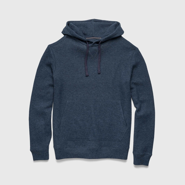 Justin Cashmist Fleece Hoodie - Navy Heather-gallery-44025290850562
