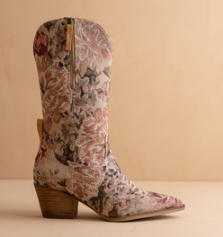 The Brilee | Mauve Tapestry Boot
