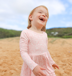 Petite Fleur Bamboo Twirl Dress