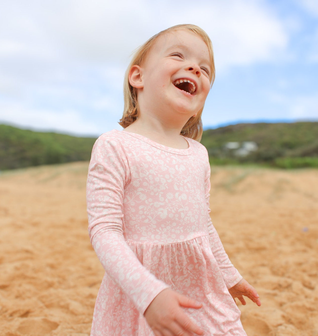 Petite Fleur Bamboo Twirl Dress